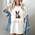Boston Terrier Groovy World's Best Boston Mom Women's Comfort Colors T-Shirt Ivory