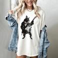Boston Terrier Guitar Women's Comfort Colors T-Shirt Ivory