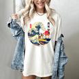 Boston Terrier Japanese Kanagawa Wave Surf Loyal Dog Men Women Kids Women's Comfort Colors T-Shirt Ivory