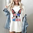 Boston Terrier Merica 4th Of July T Shirt Men Boys Dog Puppy Women's Comfort Colors T-Shirt Ivory
