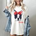 Boston Terrier Mom Bostie Women Girls Women's Comfort Colors T-Shirt Ivory