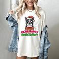 Boston Terrier Santa Claus Christmas Dog Women's Comfort Colors T-Shirt Ivory