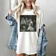 Boston Terrier Selfie With Ghosts Halloween Dog Lover Women's Comfort Colors T-Shirt Ivory