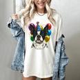 Celebration Event Birthday Party Boston Terrier Women's Comfort Colors T-Shirt Ivory