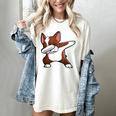 Dabbing Red Boston Terrier Dab Dance Dog Men Women Kids Women's Comfort Colors T-Shirt Ivory