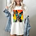 Dog Boston Terrier Hawaiian Women's Comfort Colors T-Shirt Ivory