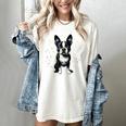 Dog Boston Terrier For Men Women Women's Comfort Colors T-Shirt Ivory