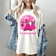 Ghost And Witch Boston Terrier Dog In October We Wear Pink Women's Comfort Colors T-Shirt Ivory