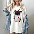 Girls I Heart Mom Love Mama Boston Terrier Dog Lover Women's Comfort Colors T-Shirt Ivory