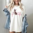 Heartbeat Boston Terrier Dog Women's Comfort Colors T-Shirt Ivory