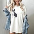 Just A Girl Who Loves Her Boston Terrier Puppy Love Women's Comfort Colors T-Shirt Ivory