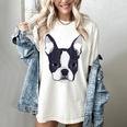 Kids Boston Terrier Dog For Women And Girls Women's Comfort Colors T-Shirt Ivory