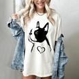 I Love My Boston Terrier Dog With Heart Women's Comfort Colors T-Shirt Ivory