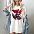 Super Power Superhero Boston Terrier Dog For Men Women Kids Women's Comfort Colors T-Shirt Ivory
