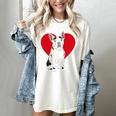 Valentine's Day Boston Terrier Lover Women's Comfort Colors T-Shirt Ivory