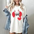 Valentine's Day Boston Terrier Women's Comfort Colors T-Shirt Ivory