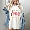 Watch Christmas Movies With My Boston Terrier Bostie Women's Comfort Colors T-Shirt Ivory
