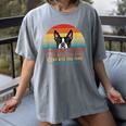 Boston Terrier Dog Every Snack You Make Every Meal You Bake Men Women Women's Comfort Colors T-Shirt Gray