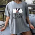 Boston Terrier Dog Lovers Sleepshirt Apparel Men Women Women's Comfort Colors T-Shirt Gray