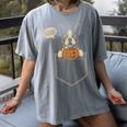 Boston Terrier Halloween Cute Bostie Dog Pocket Boo Women's Comfort Colors T-Shirt Gray
