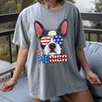 Boston Terrier Merica 4th Of July T Shirt Men Boys Dog Puppy Women's Comfort Colors T-Shirt Gray