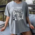 Boston Terrier Reading Books Love My Dog Men Women Kids T-Shirt Women's Comfort Colors T-Shirt Gray