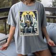 Boston Terrier Tarot Card Dog Women's Comfort Colors T-Shirt Gray