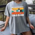 Cute Boston Terrier Best Boston Terrier Dad Ever Women's Comfort Colors T-Shirt Gray