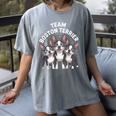 Cute Cartoon For Dog Owners Pet Team Boston Terrier Women's Comfort Colors T-Shirt Gray