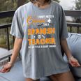 I Don&#x27;t Need A Costume I&#x27;m A Spanish Teacher Halloween Men Women Women&#x27;s Comfort Colors T-Shirt Gray