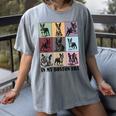 Funny Boston Terrier Quote In My Boston Terrier Era Cool Dog Men Women Women's Comfort Colors T-Shirt Gray