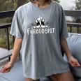 Furologist Puppy Stylist Cute Dog Groomer Men Women Women's Comfort Colors T-Shirt Gray
