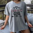Granddaughter Nanas Girl Women's Comfort Colors T-Shirt Gray