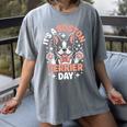It’s A Boston Terrier Day Pet Cute Dog Lover Cartoon Women's Comfort Colors T-Shirt Gray
