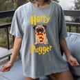 Lovely Harry Pugger Pug Women's Comfort Colors T-Shirt Gray