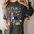 My Birthday Colorful Costume Boston Terrier Party Women's Comfort Colors T-Shirt Pepper