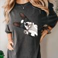 Boston Terrier Bostie Dog Kids Men Women's Comfort Colors T-Shirt Pepper