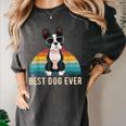 Boston Terrier Boston-Bulldog For Men Women Girls Kids Women's Comfort Colors T-Shirt Pepper