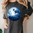 Boston Terrier Dog Moon Dog Mom Dad Women Men Dog Lovers Women's Comfort Colors T-Shirt Pepper