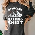 Boston Terrier Dog Official Sleeping Shirt Men Women Kids Women's Comfort Colors T-Shirt Pepper
