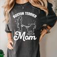 Boston Terrier Mom Boston Terrier Mom Women's Comfort Colors T-Shirt Pepper