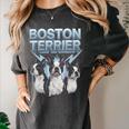 Boston Terrier Women's Comfort Colors T-Shirt Pepper