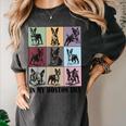 Funny Boston Terrier Quote In My Boston Terrier Era Cool Dog Men Women Women's Comfort Colors T-Shirt Pepper