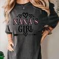 Granddaughter Nanas Girl Women's Comfort Colors T-Shirt Pepper