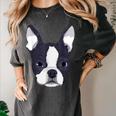 Kids Boston Terrier Dog For Women And Girls Women's Comfort Colors T-Shirt Pepper