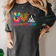 Peace Love Boston Terrier Tie Dye Dog Lover For Men Women Girls Kids Women's Comfort Colors T-Shirt Pepper