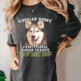 Siberian Husky Professional Human Trainer Women's Comfort Colors T-Shirt Pepper