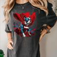 Super Power Superhero Boston Terrier Dog For Men Women Kids Women's Comfort Colors T-Shirt Pepper