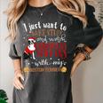 Watch Christmas Movies With My Boston Terrier Bostie Women's Comfort Colors T-Shirt Pepper