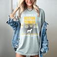 Anatomy Of Boston Terrier Dog Lover Women's Comfort Colors T-Shirt Bay